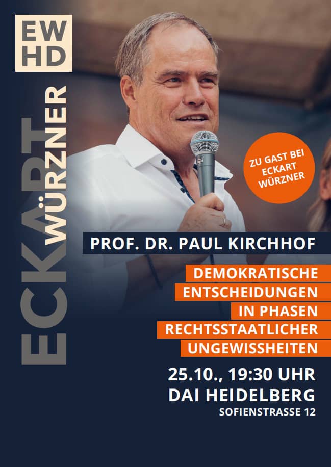 Zu Gast bei Eckart Würzner Infoplakat